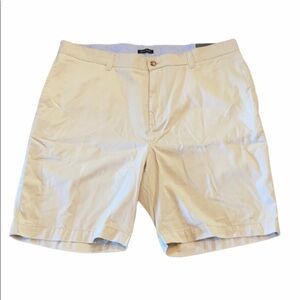 Club Room Men’s Flat Front Khaki Shorts 42B NEW